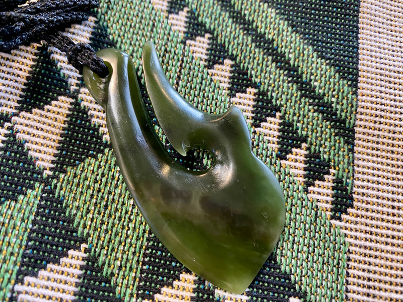 Pounamu Hei Matau pendant