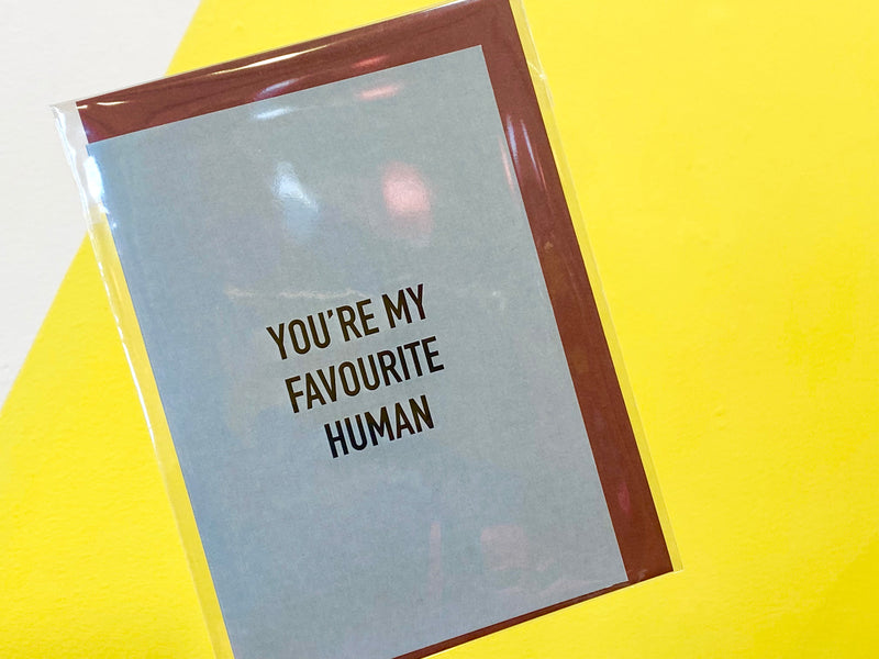 Card - Favourite Human