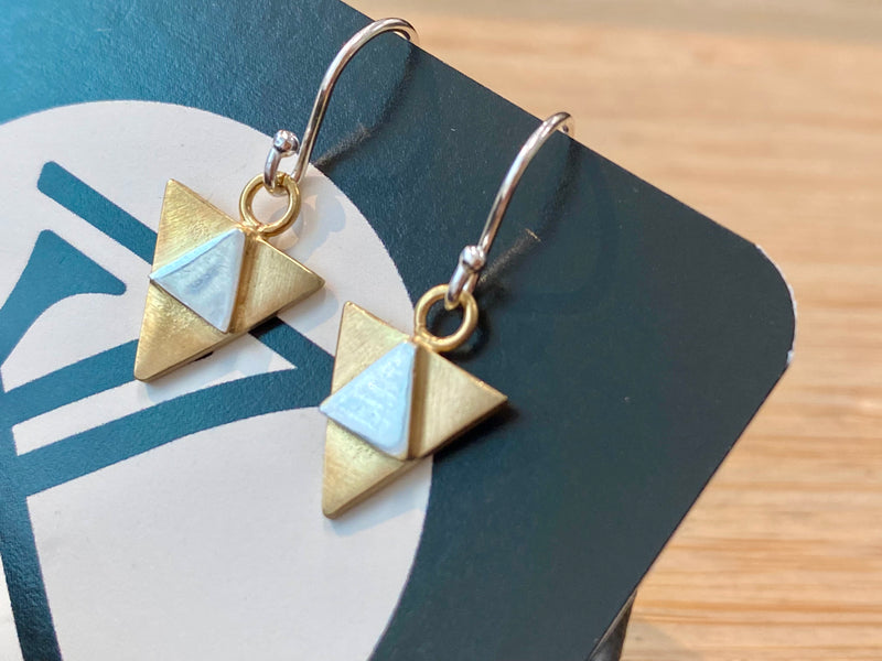 Aronui Earrings - 10ct gold plate