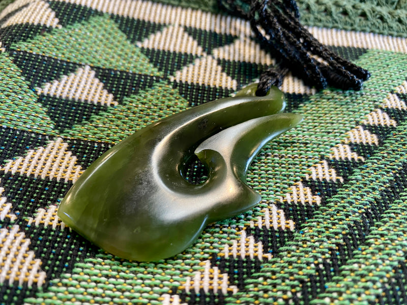 Pounamu Hei Matau pendant