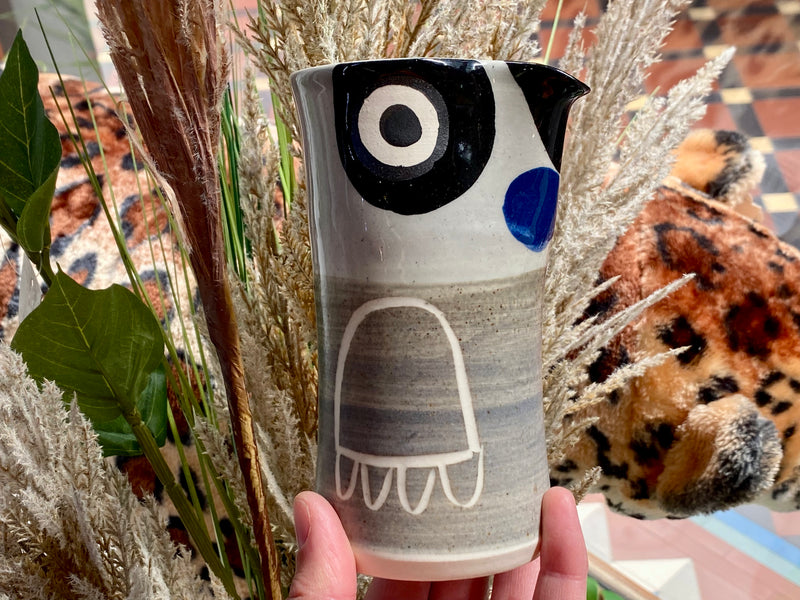 Ceramic Native Bird vase/jug
