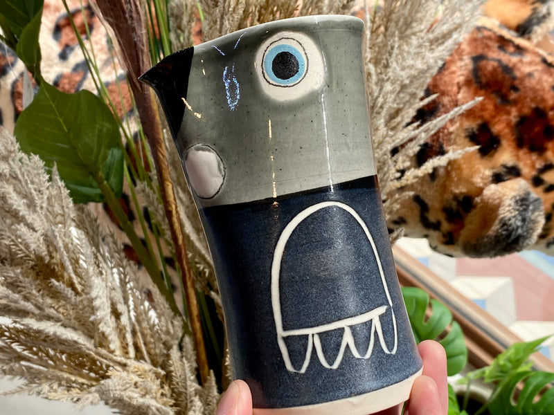 Ceramic Native Bird vase/jug