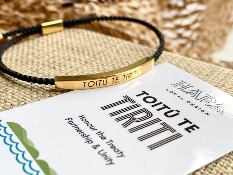 Toitū Te Tiriti Bracelet