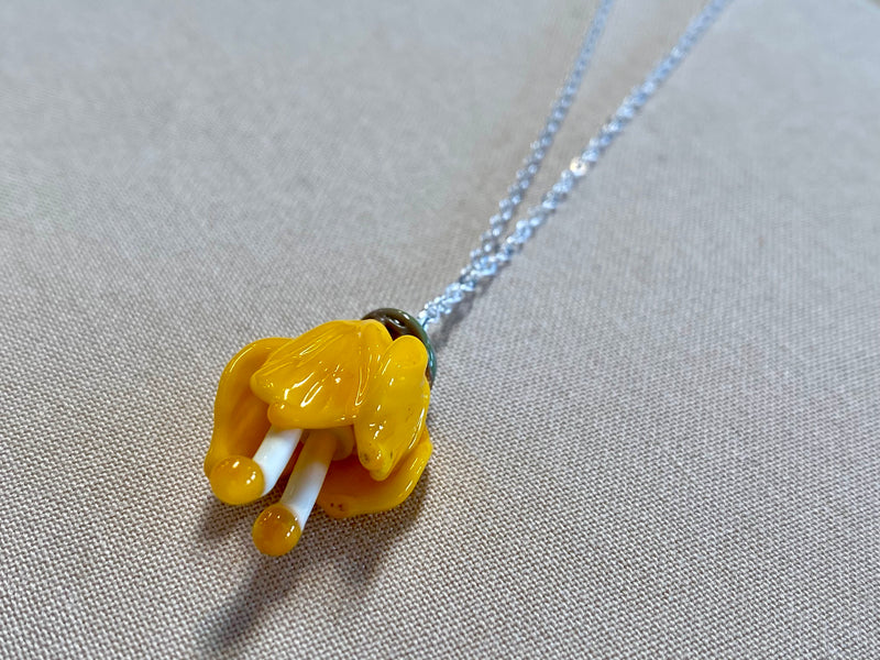 Glass Kowhai Necklace