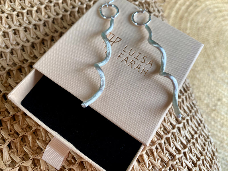 Silver Fatima Earrings