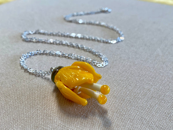 Glass Kowhai Necklace