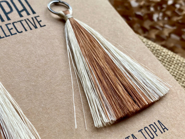 Muka Tassel earrings - brown