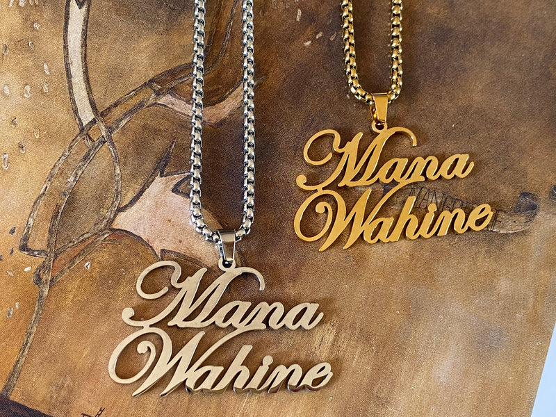 Mana Wahine necklace gold or silver