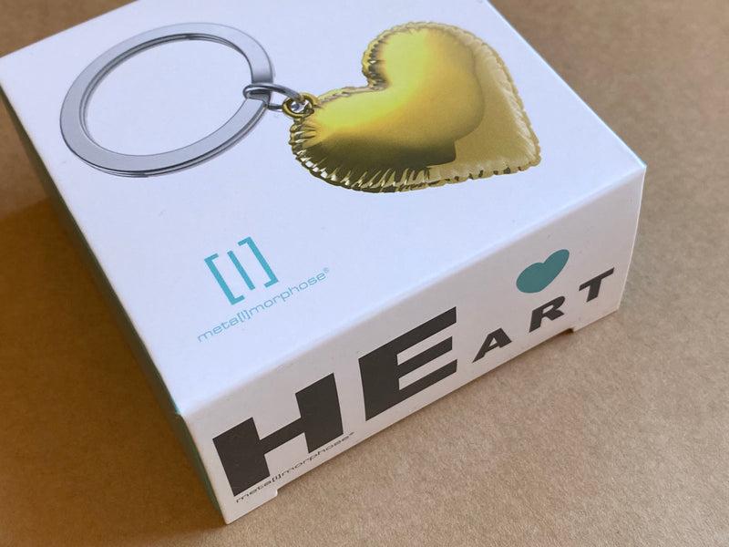 Heart Balloon Key Chain Keyring