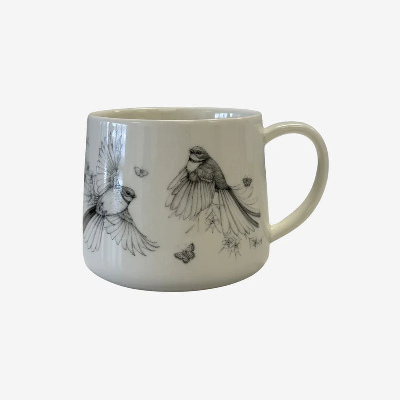 Fly With Me Fantail Ceramic Cup