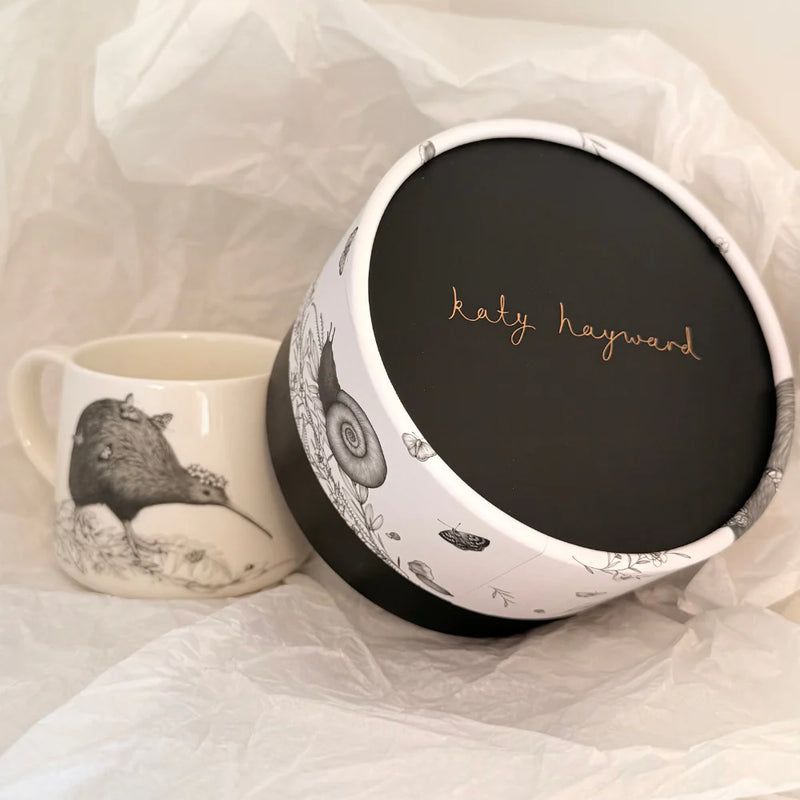 Aroha Brown Kiwi Ceramic Cup