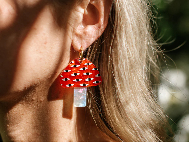Studio Soph Earrings - Mushroom Drops