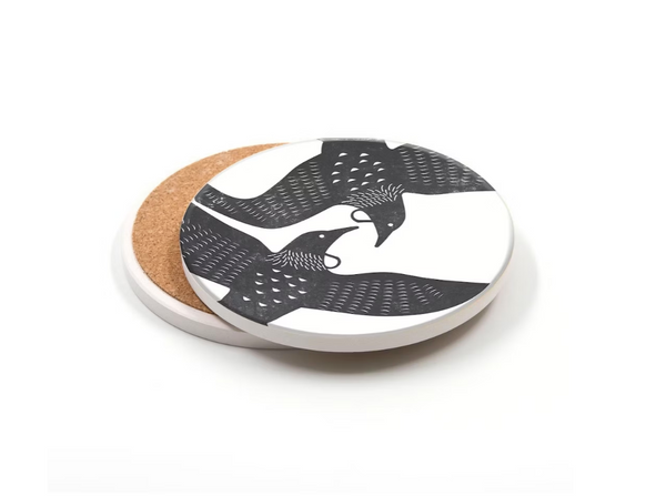 Ceramic NZ Bird Coasters