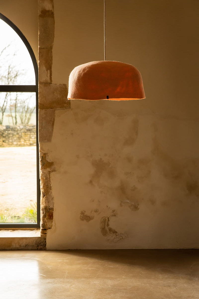 Felt Light Shades - large round Yurt style