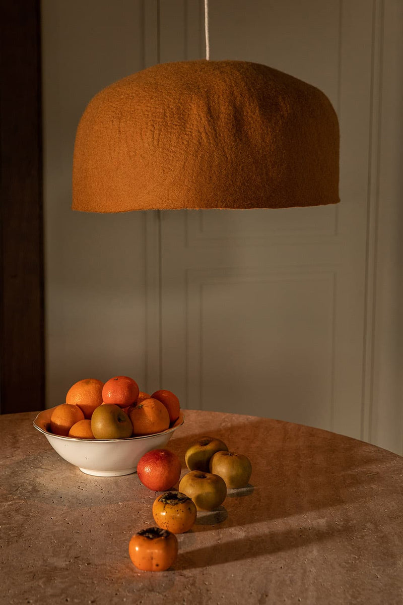 Felt Light Shades - large round Yurt style