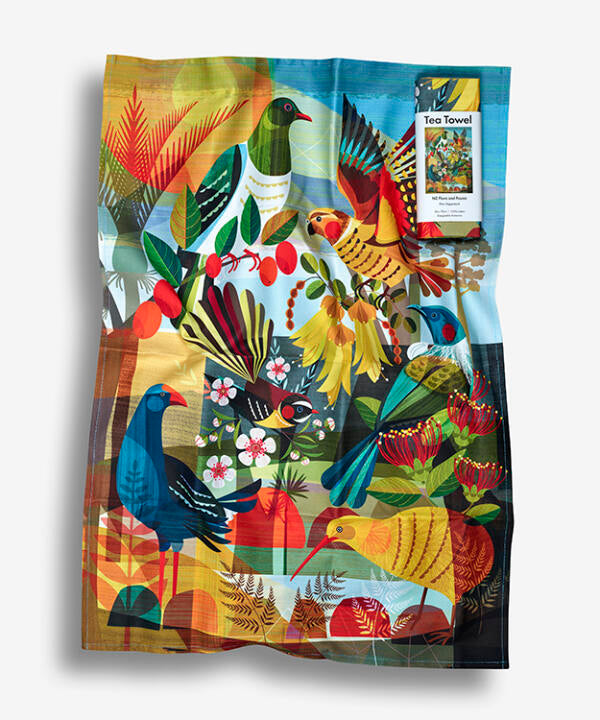 Ellen Giggenbach NZ Art Teatowel Range