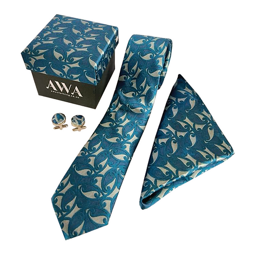 Māori Design Tie and Cufflink Sets