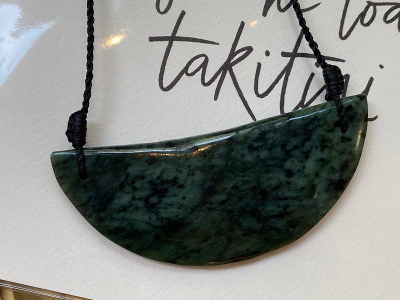NZ Pounamu Large Breastplate pendant
