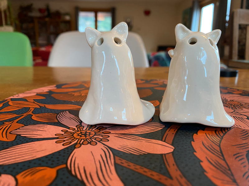 Ceramic Boo Crew - Ghost Cat