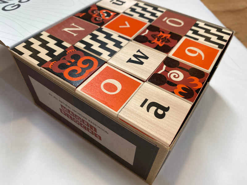 Māori Design Alphabet Blocks - Education and Play set