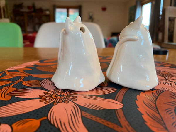 Ceramic Boo Crew - Ghost Cat
