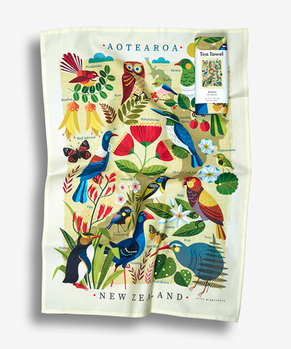 Ellen Giggenbach NZ Art Teatowel Range