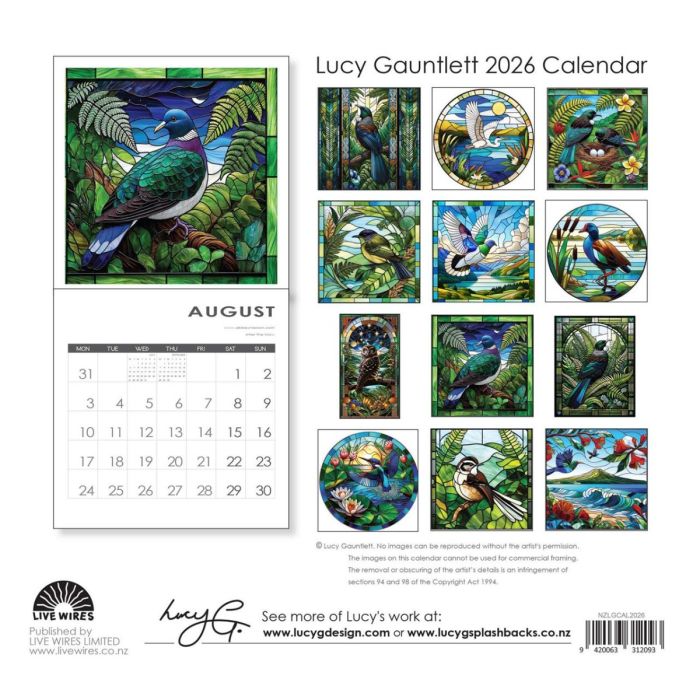 Lucy G - 2026 Wall Calendar