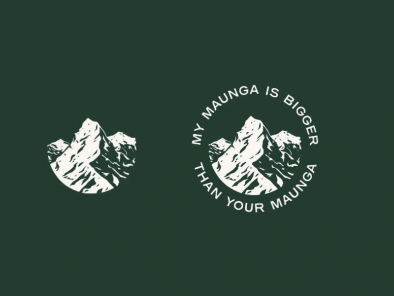 Choose Sarcasm 'My Maunga' Tees