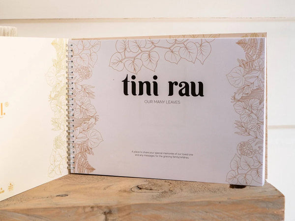 Tuhi Tini Rau Tangihanga Book