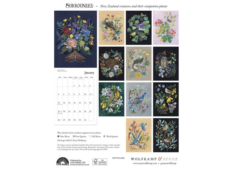 Surrounded - 2026 Wall Calendar