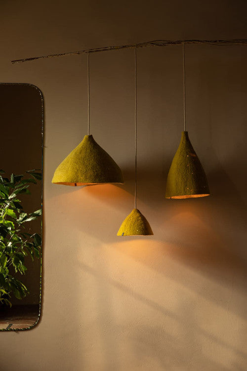 Felt Light Shades - Tipi style