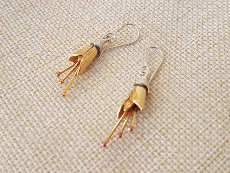Martyn Milligan Kōwhai earrings
