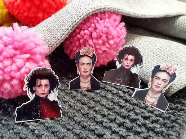 Epic Faces brooches