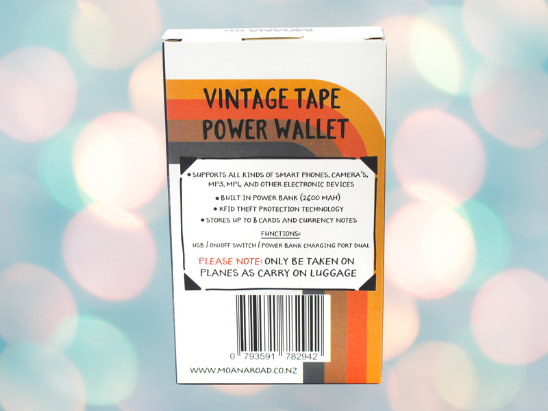 80's Retro Tape Power Bank and Wallet