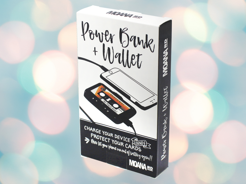 80's Retro Tape Power Bank and Wallet