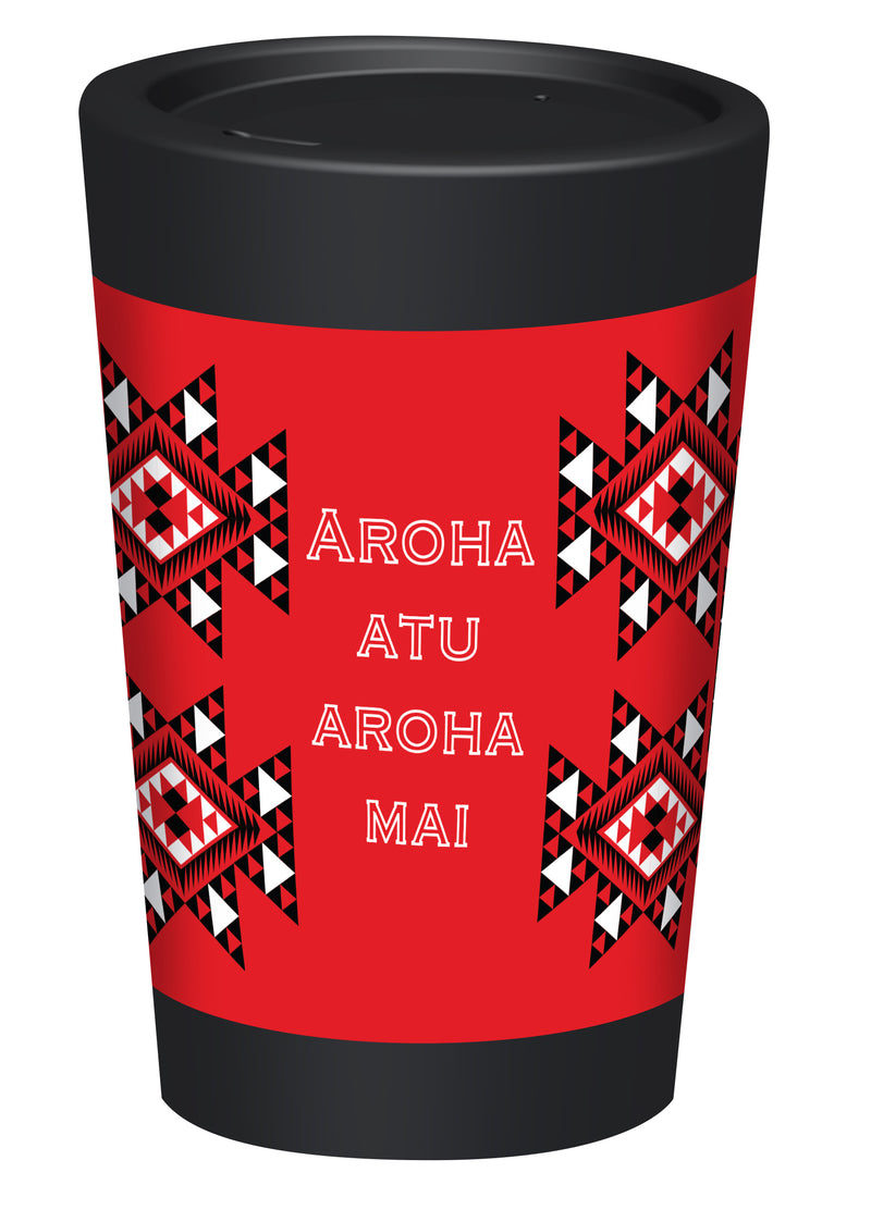 Takeaway Coffee Cup - Aroha design