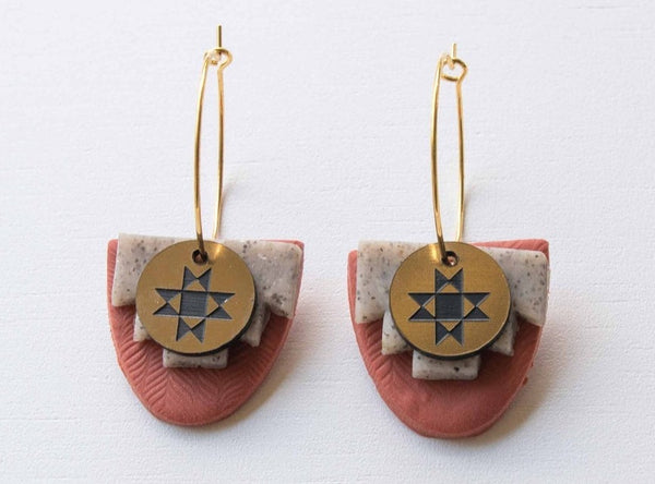 Takutai Studios Whetu earrings - assorted colours