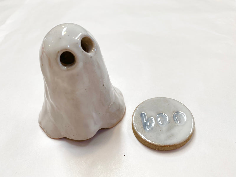 Ceramic Ghost Incense holder