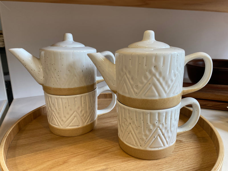 Linear Teapot and Mug set