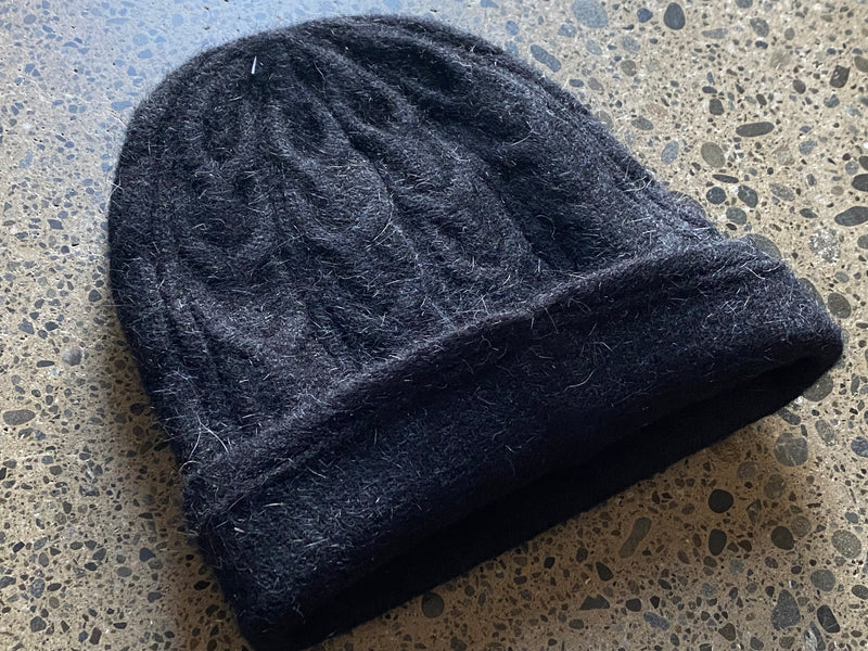 Antler NZ Black Cable Beanie