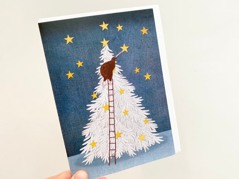 Card - Kiwi Christmas tree
