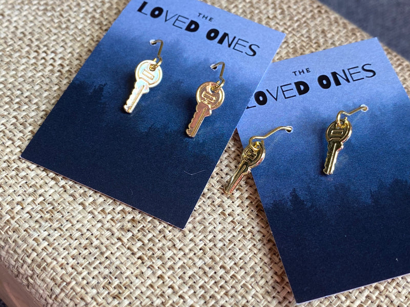 Tiny Lost Keys earrings