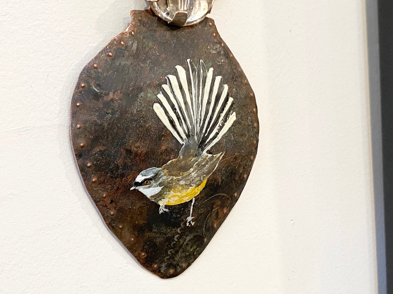 Handpainted Bird Votive Art Works