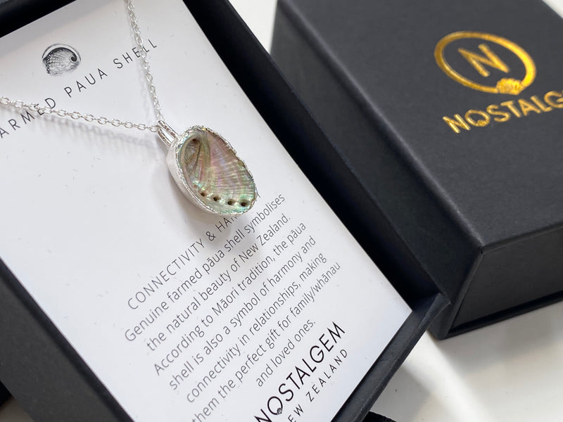 Nostalgem Single Paua Shell necklace